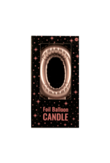 pd party Foil Balloon Candle Rose - 0