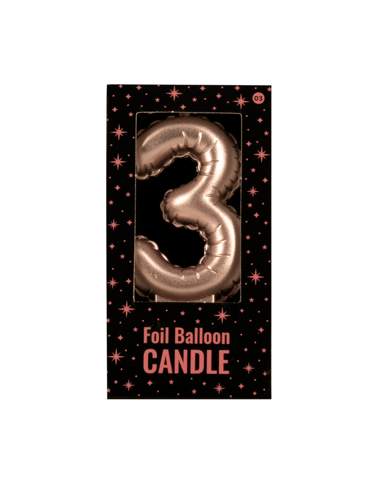 pd party Foil Balloon Candle Rose - 3