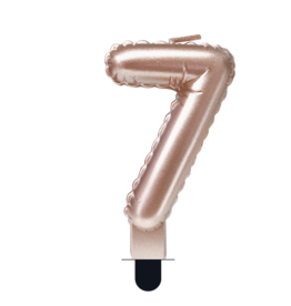 pd party Foil Balloon Candle Rose - 7