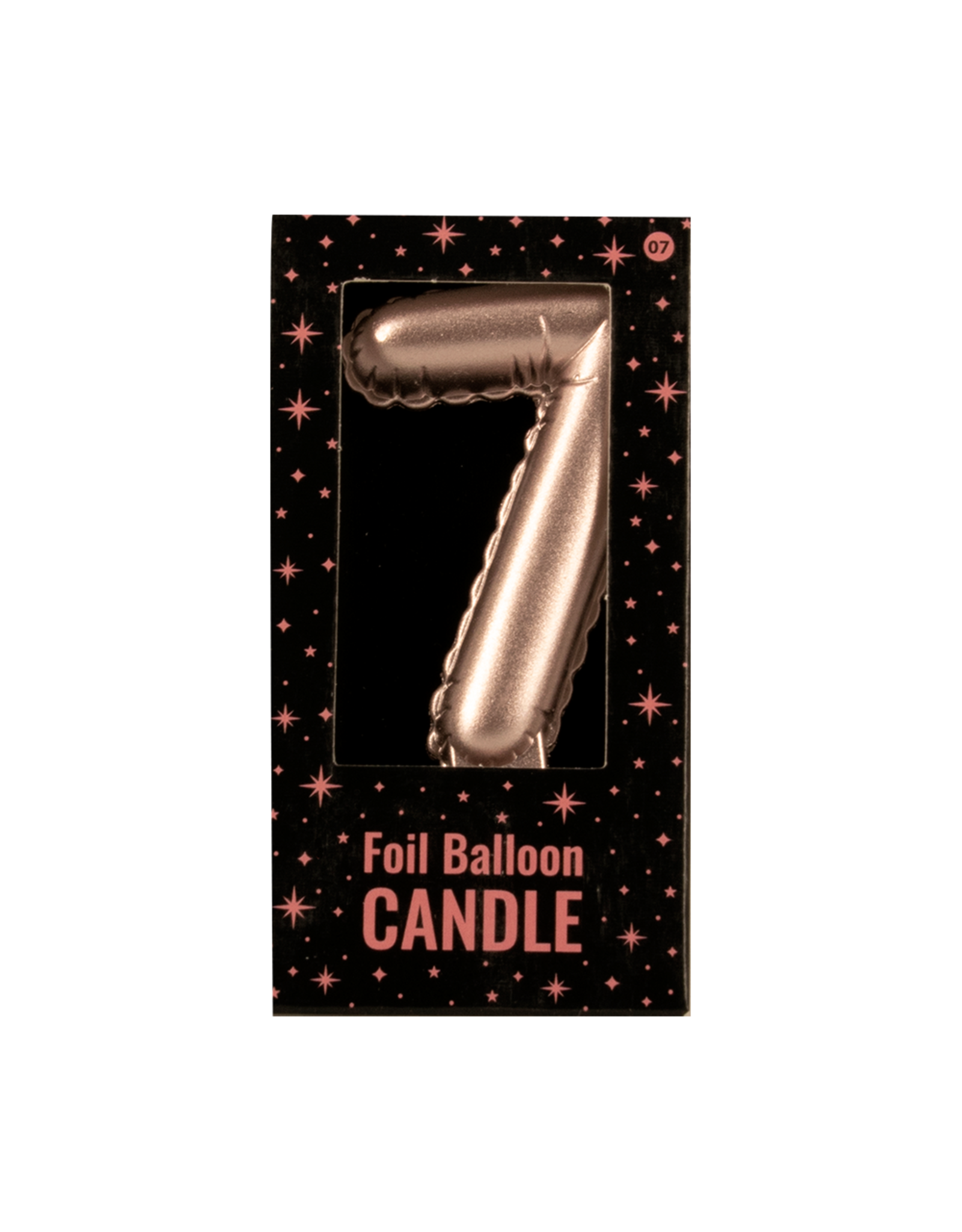 Foil Balloon Candle Rose - 7