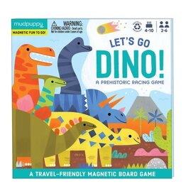 Mudpuppy Magnetic Board Game "Let's Go Dino!"