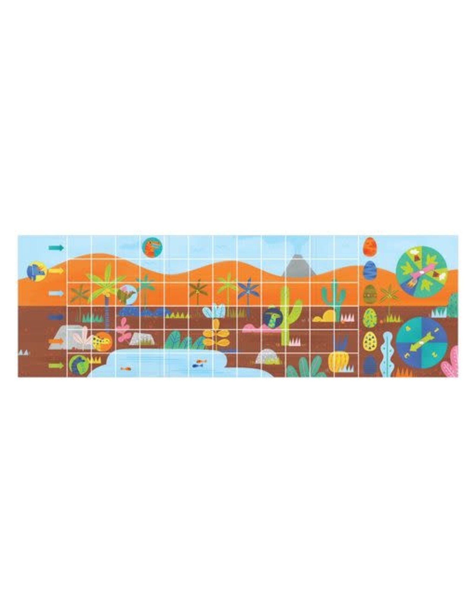 Mudpuppy Magnetic Board Game "Let's Go Dino!"