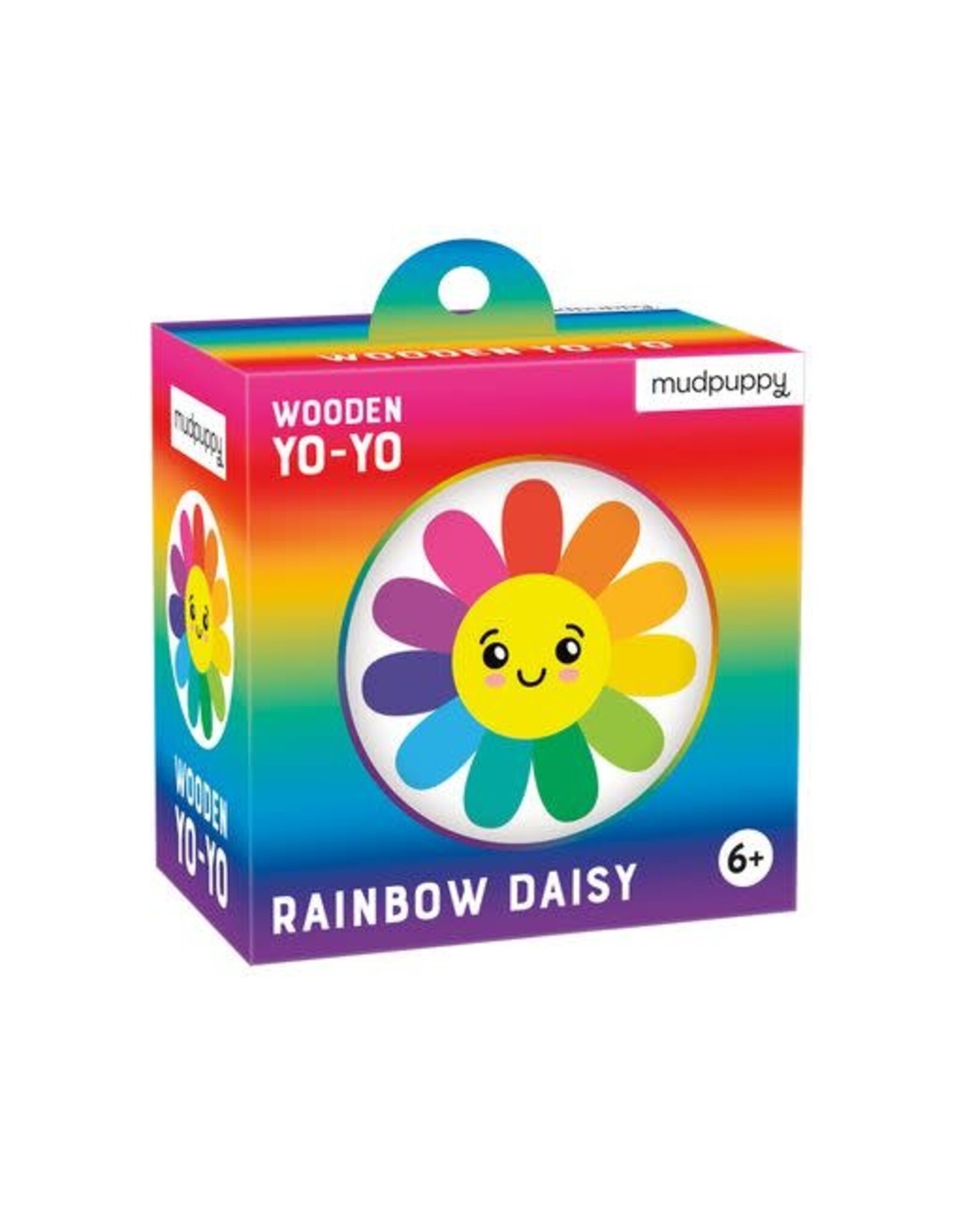 Mudpuppy Wooden Yo-Yo Rainbow Daisy