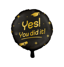 pd party Yes You Did It! Foil Balloon