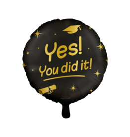 Yes You Did It! Foil Balloon