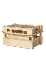 Kubb in Houten Krat