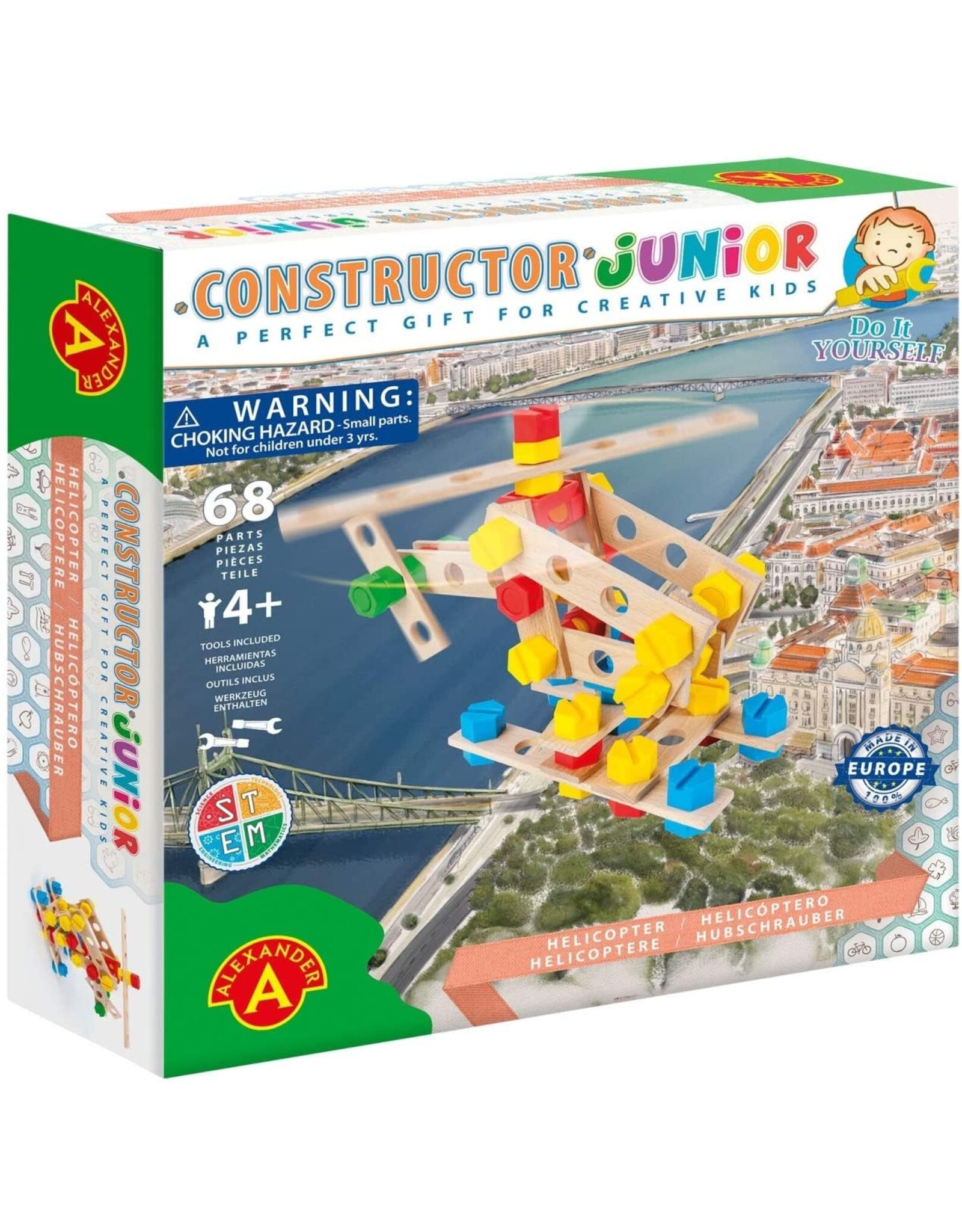 Alexander Constructor Junior (80 Stuks) Helicopter