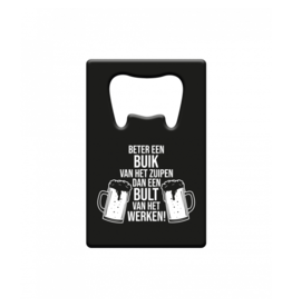 pd party Metal Beer Opener - Beter een buik