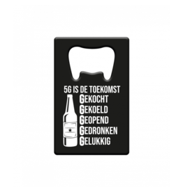 pd party Metal Beer Opener - 5G is de toekomst