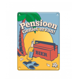 pd party Metal Sign - Pensioen