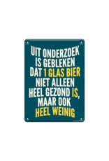 pd party Metal Sign - Uit Onderzoek Is Gebleken