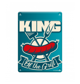 pd party Metal Sign - King Of The Grill