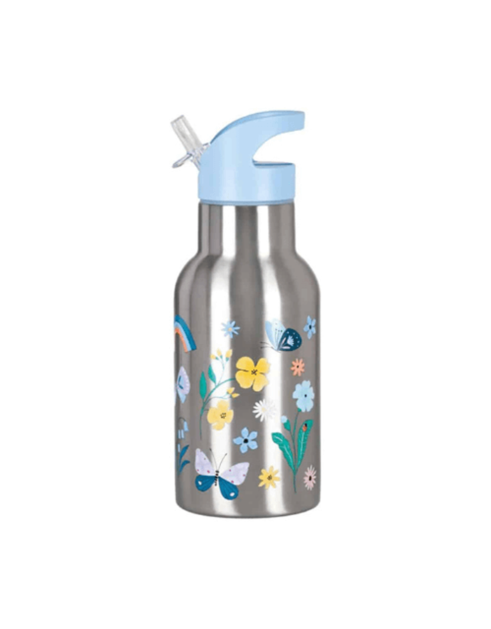 Crocodile Creek Stainless Bottle "Garden Delight"