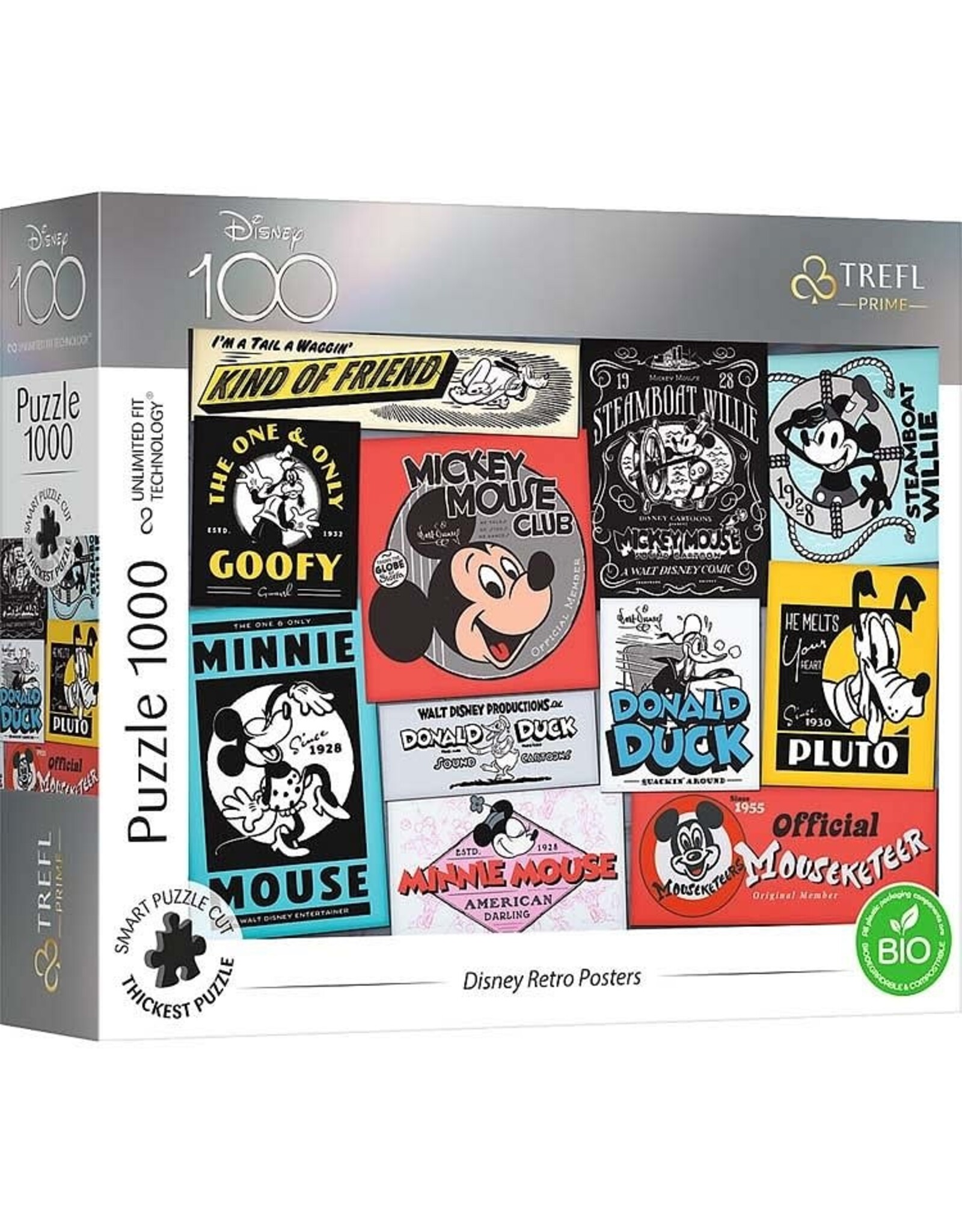 Trefl Disney Retro Posters Puzzle 1000