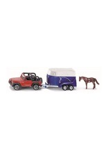 Siku Siku 1651 - Jeep met Paarden Trailer