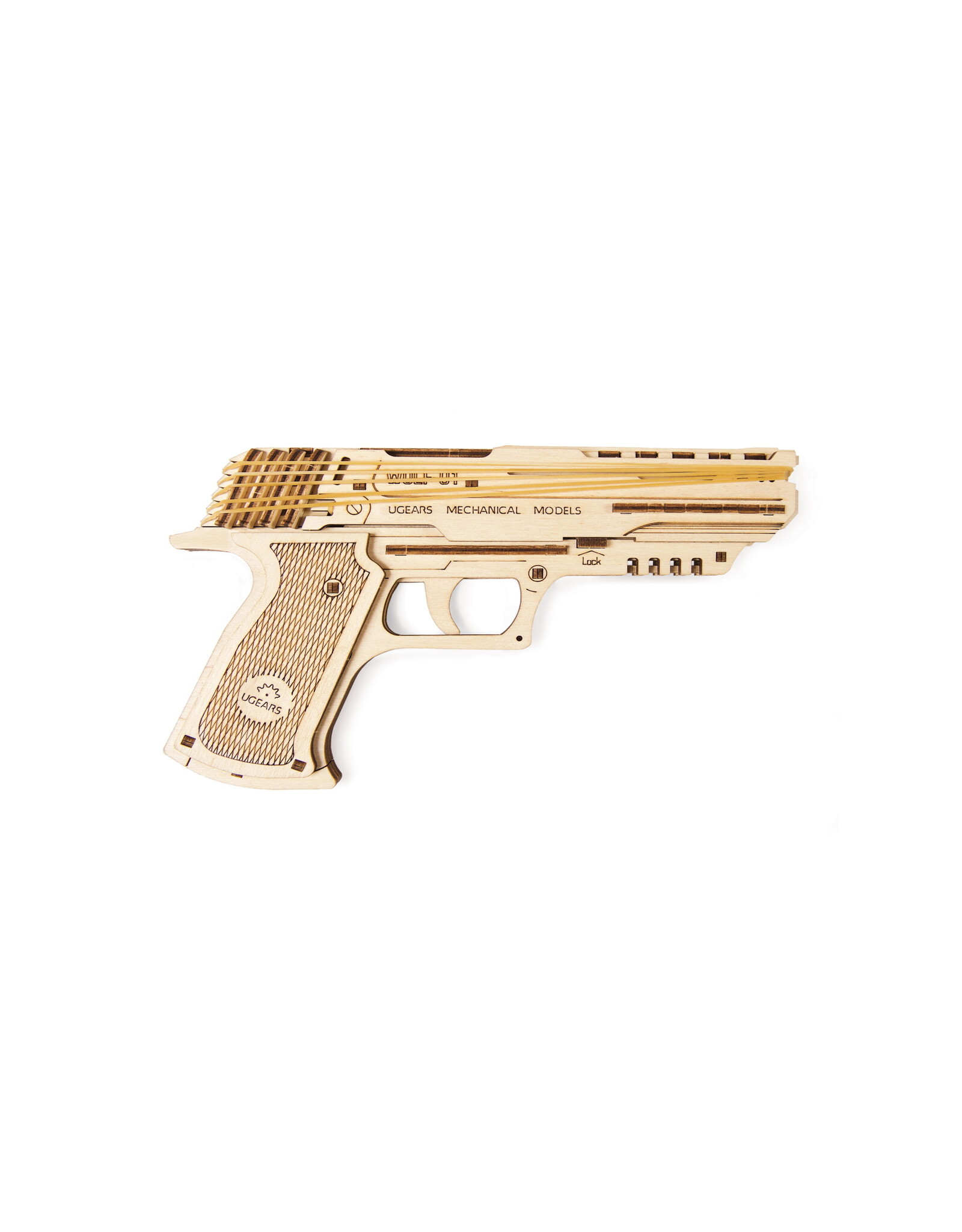 Ugears Houten Modelbouw - Wolf Handgun