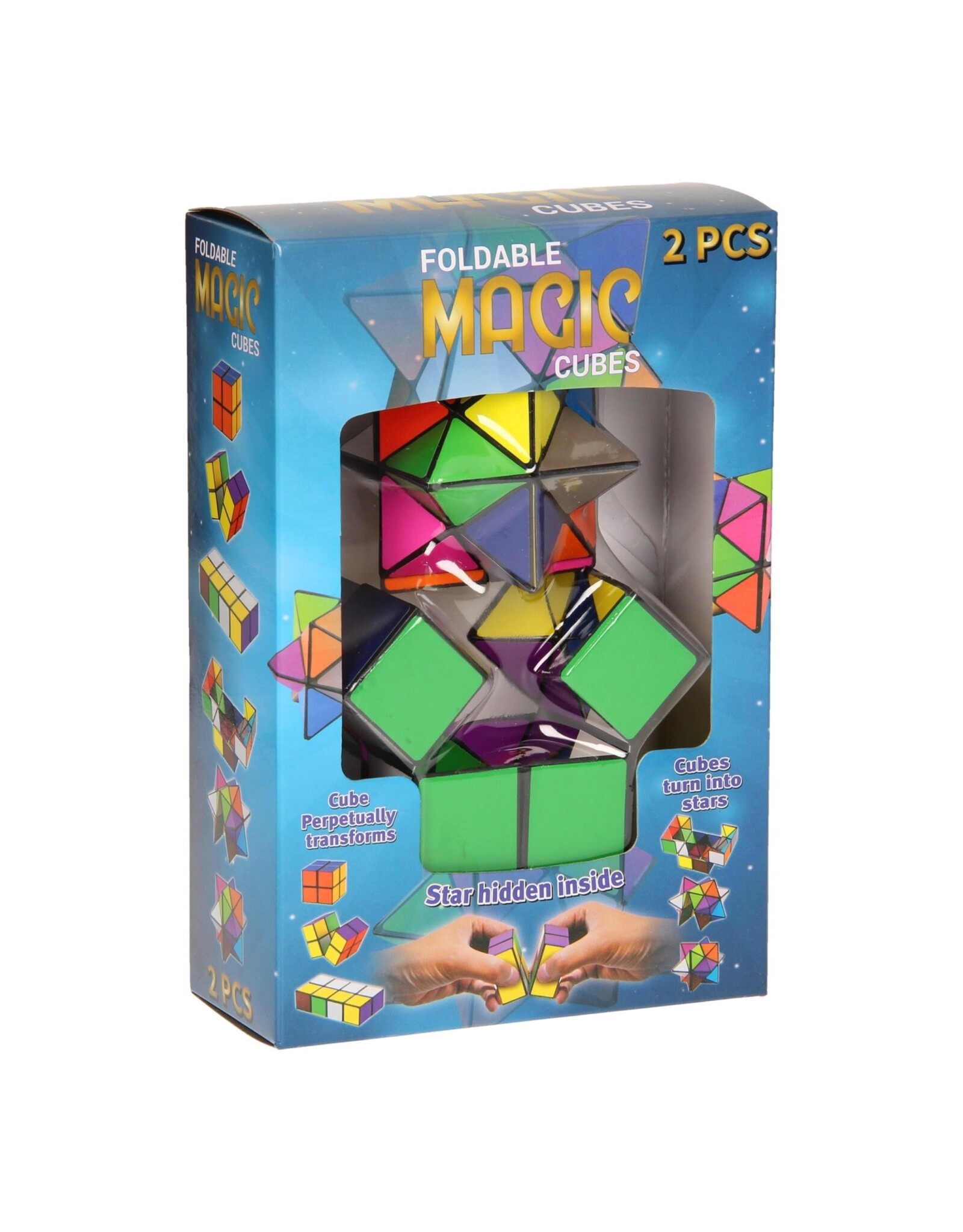 Foldable Magic Cubes