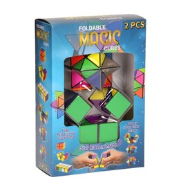 Foldable Magic Cubes