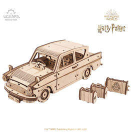 Ugears Houten Modelbouw - Flying Ford Anglia