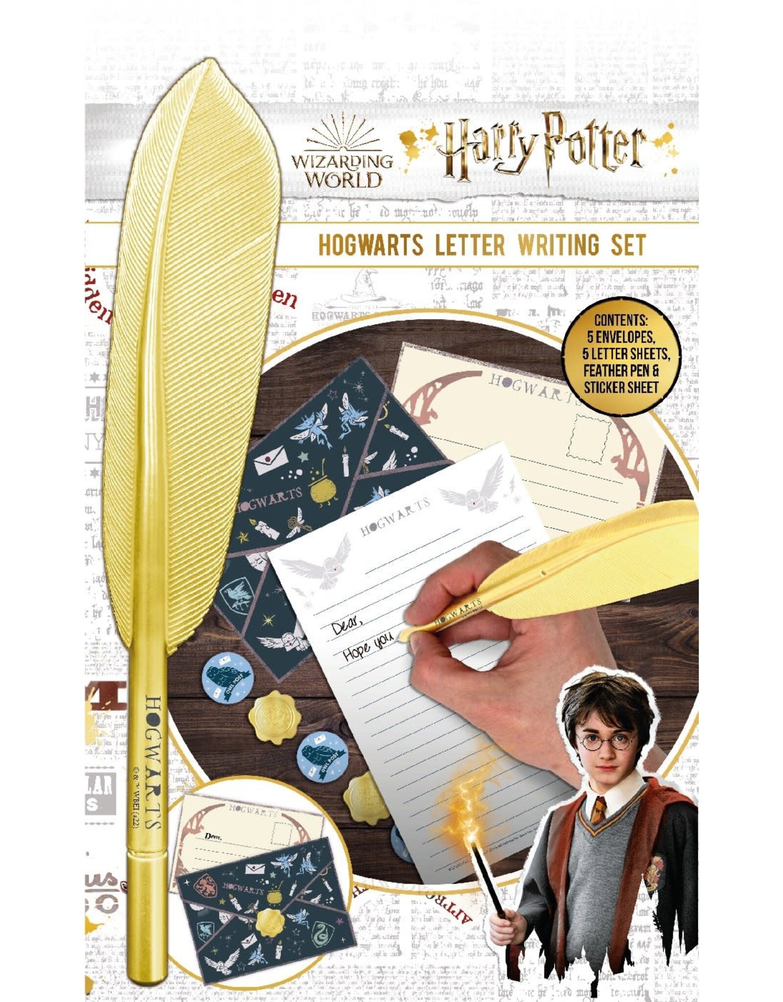 Harry Potter: Feather Pen Letter Writing Set