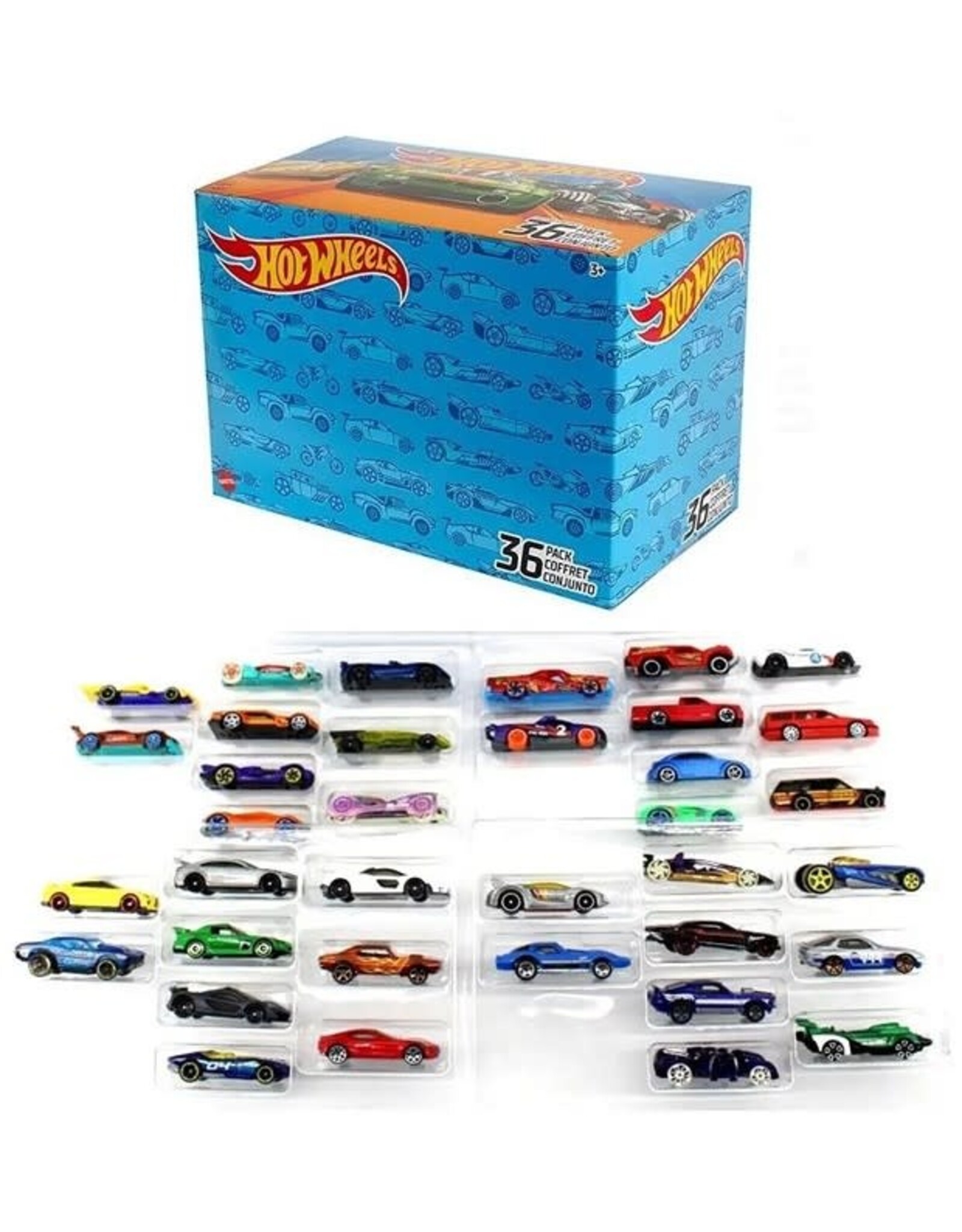 HotWheels 1:64 HotWheels 36 Pack