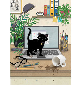 BugArt Black Ink (BugArt) "Laptop Kitty"