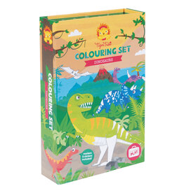 Tiger Tribe Colouring Set Dinosaurs