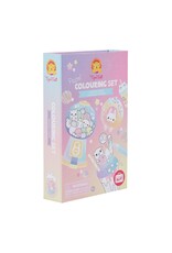 Tiger Tribe Pastel Colouring Set Kawaii