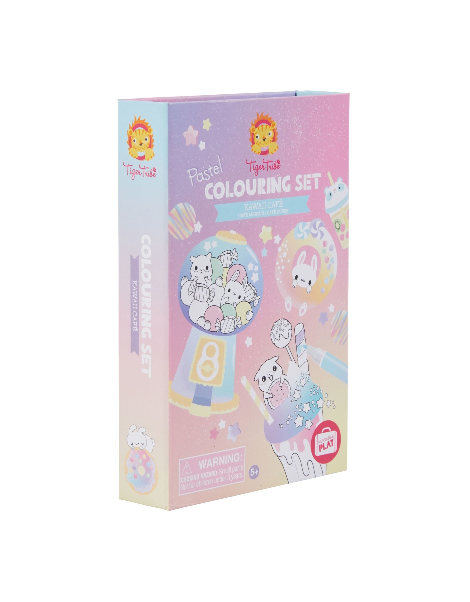 Tiger Tribe Pastel Colouring Set Kawaii