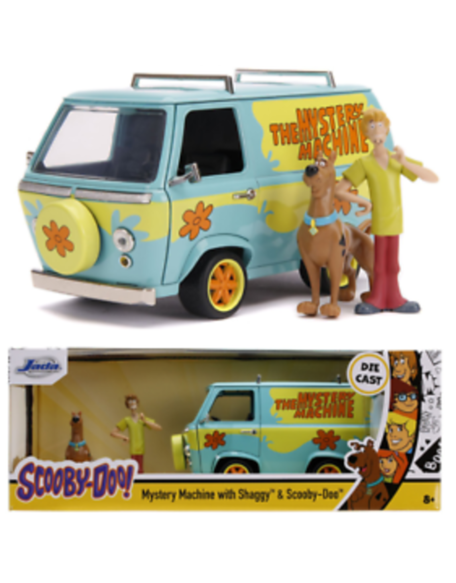 Jada 1:24 Scooby-Doo! Mystery Machine with Shaggy & Scooby-Doo