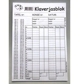 Klaverjas Scoreblok 100 vel