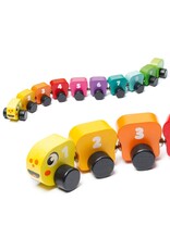 Cubika Wooden Rainbow Caterpillar