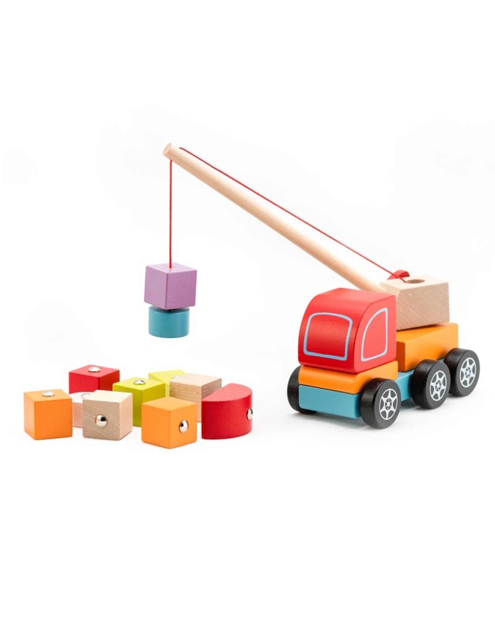 Cubika Wooden Crane Truck