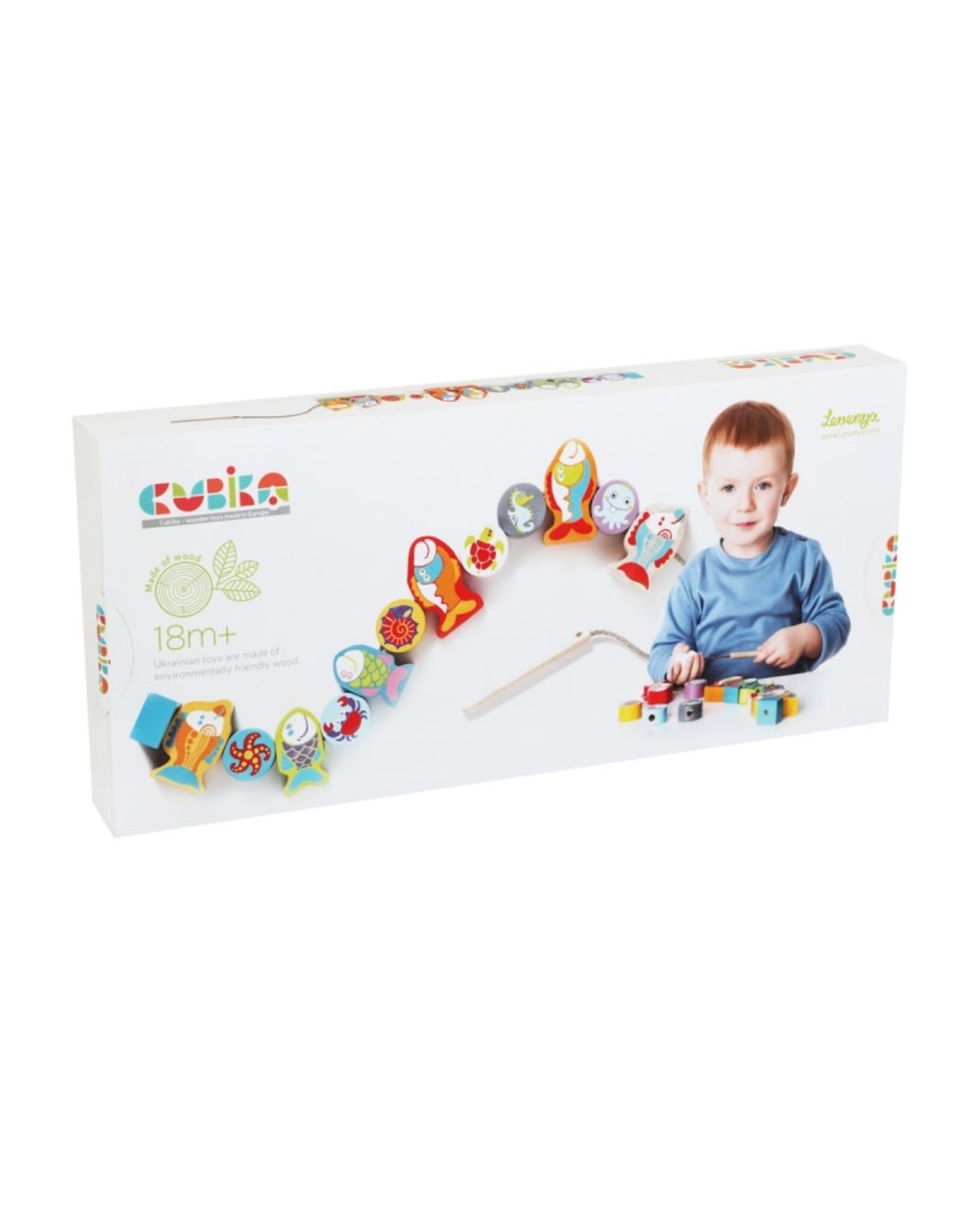 Cubika Lacing Toy "Fishes"