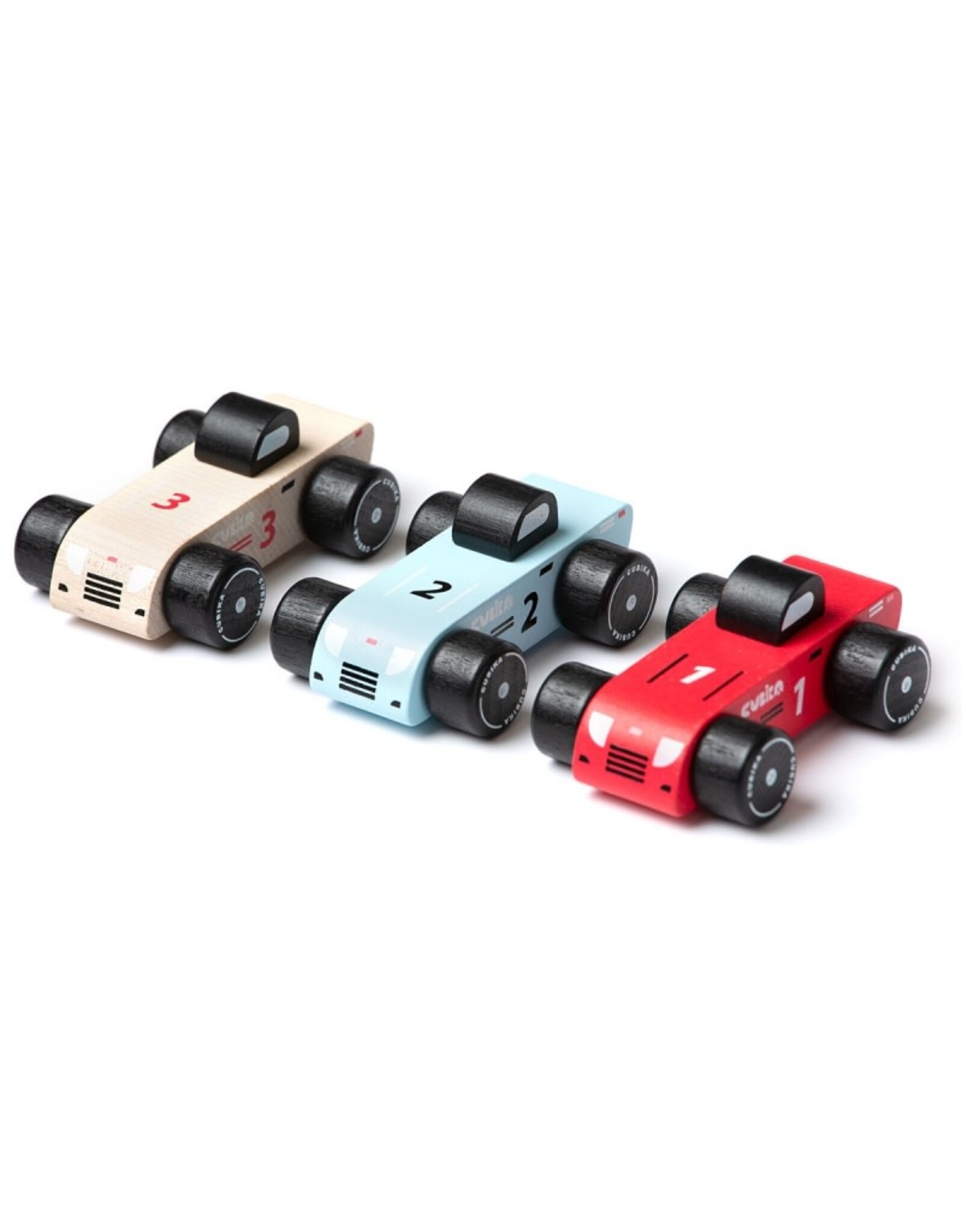 Cubika Wooden Vehicle Set "Racing Cars"