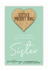 Little Pocket Hug “Wonderful Sister”
