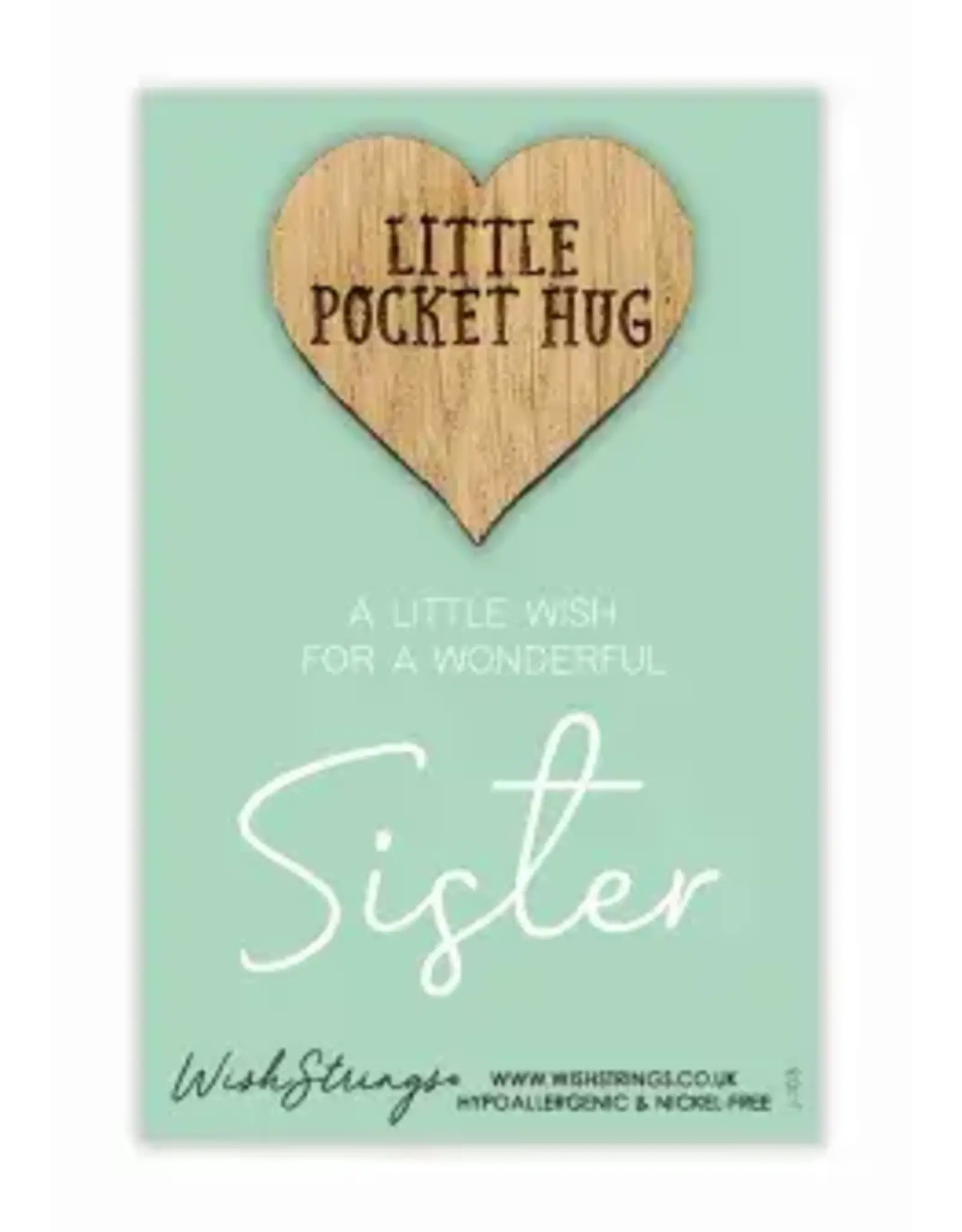Little Pocket Hug “Wonderful Sister”