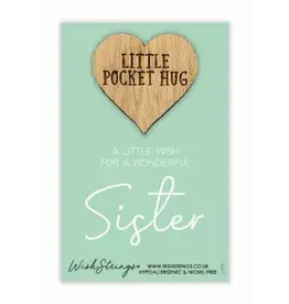 Little Pocket Hug “Wonderful Sister”