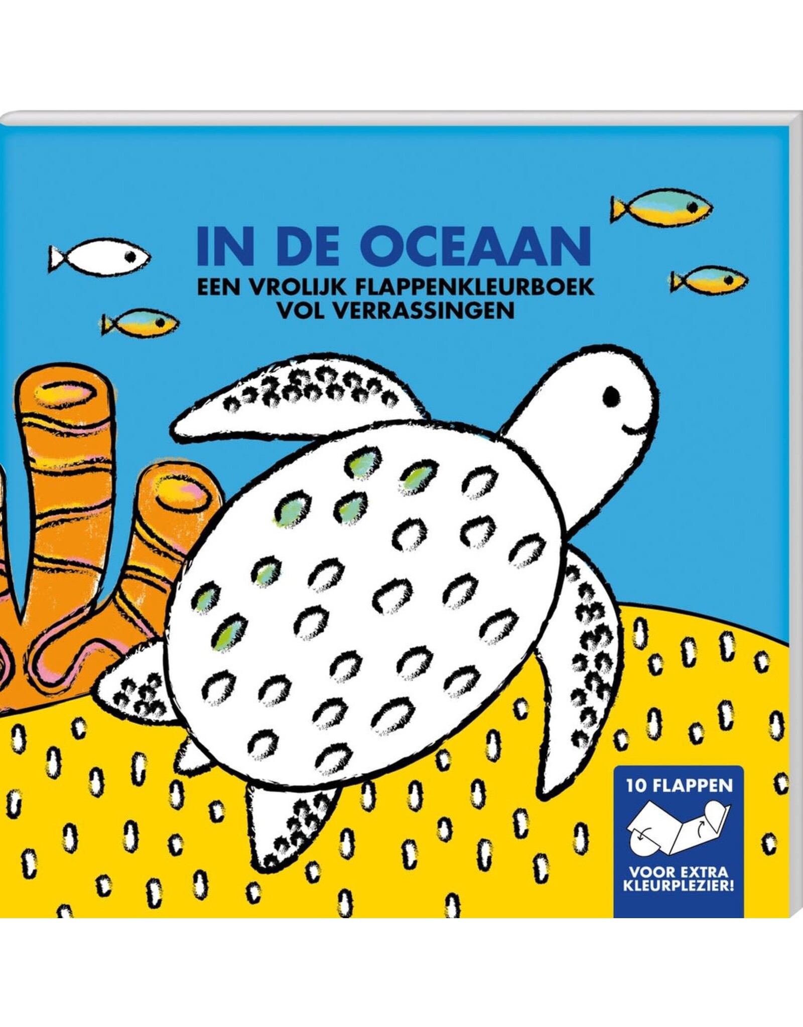 Kleurboek Met Flappen - In De Oceaan