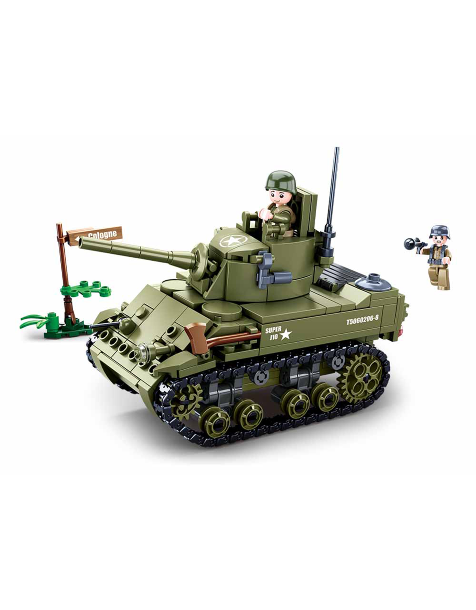 Sluban Sluban Army - Lichte Geallieerde Tank M38-B0856