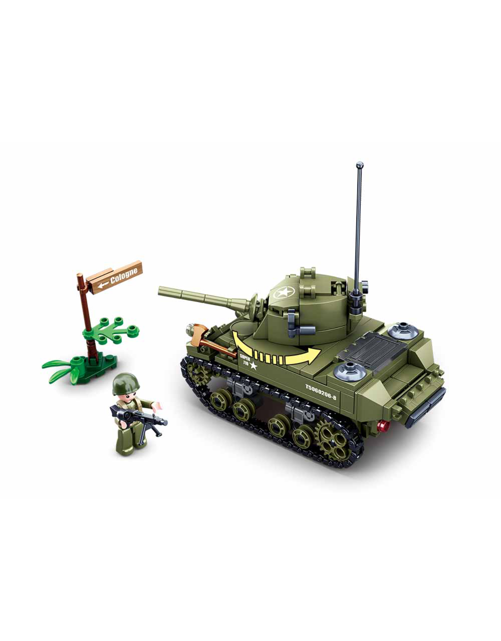 Sluban Sluban Army - Lichte Geallieerde Tank M38-B0856