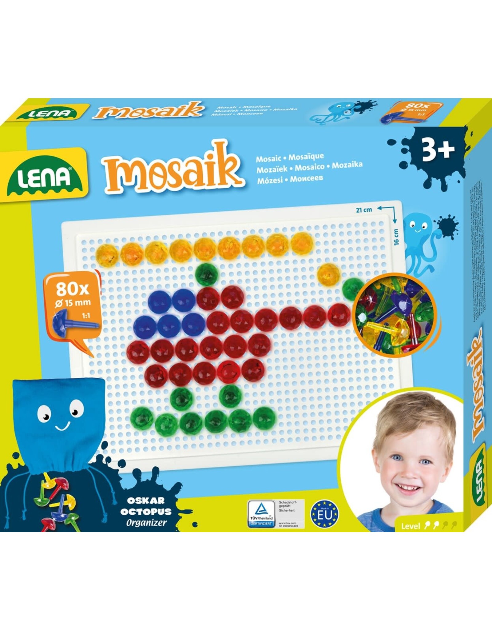 Lena Mozaïek Set 35622  “80 pcs 15 mm”