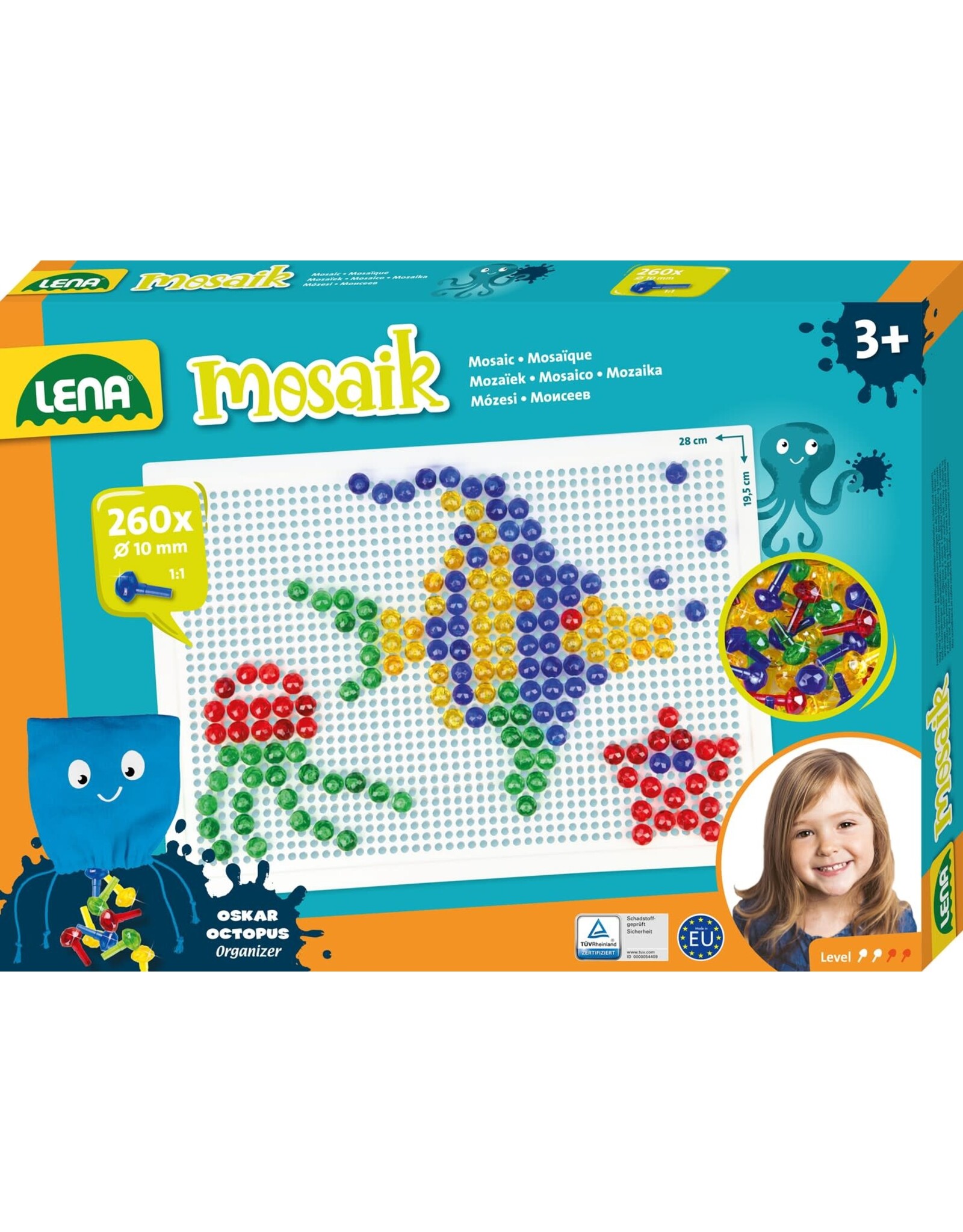 Lena Mozaïek Set 35626 “140 pcs 10 mm”