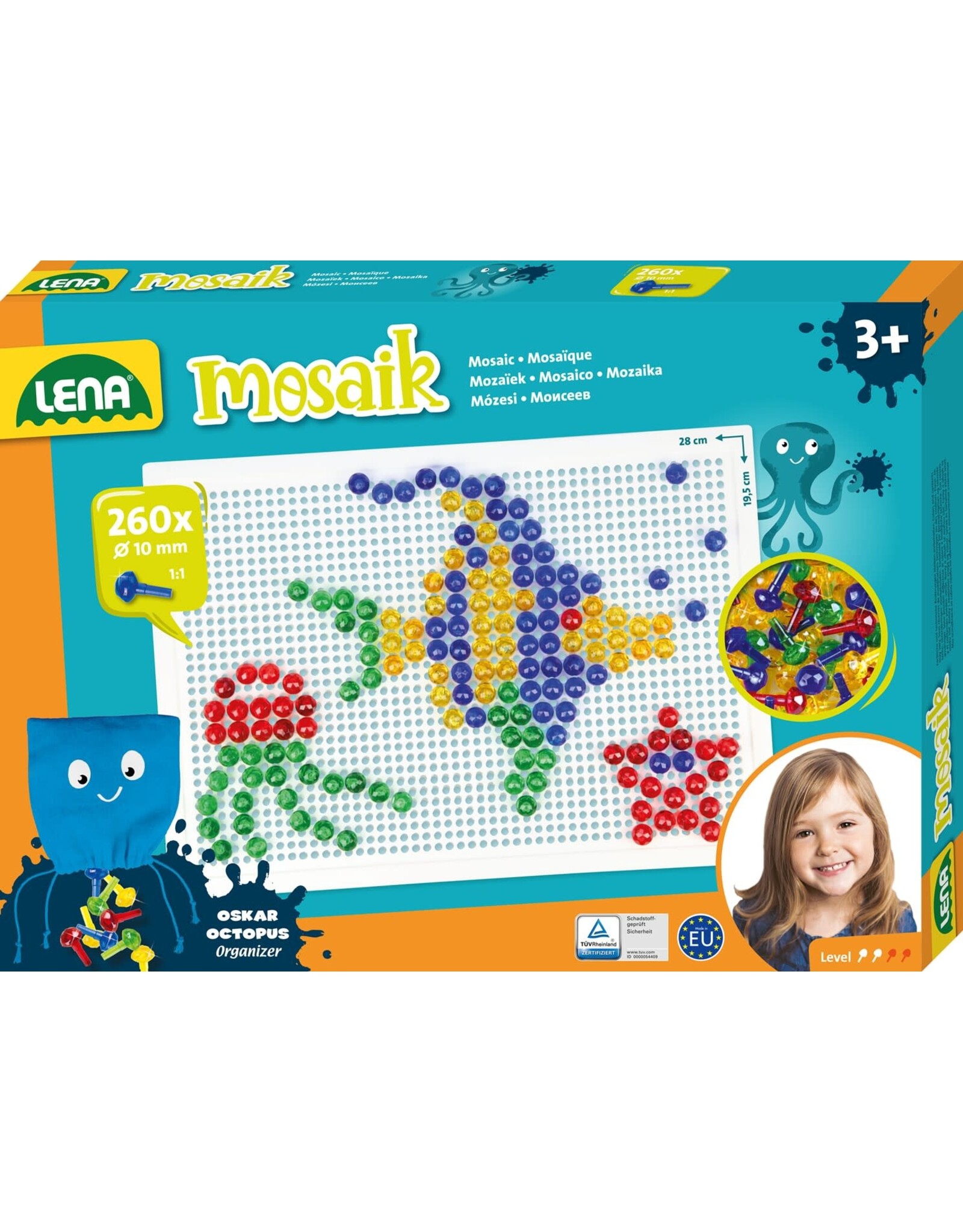 Lena Mozaïek Set 35626 “260 pcs 10 mm”