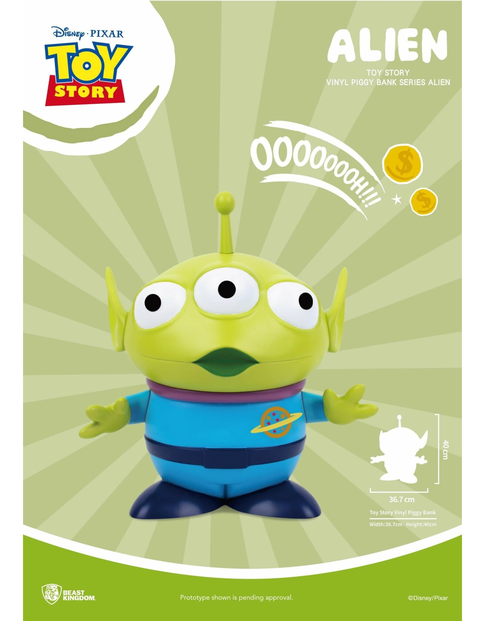 Toy Story Alien Piggy Bank