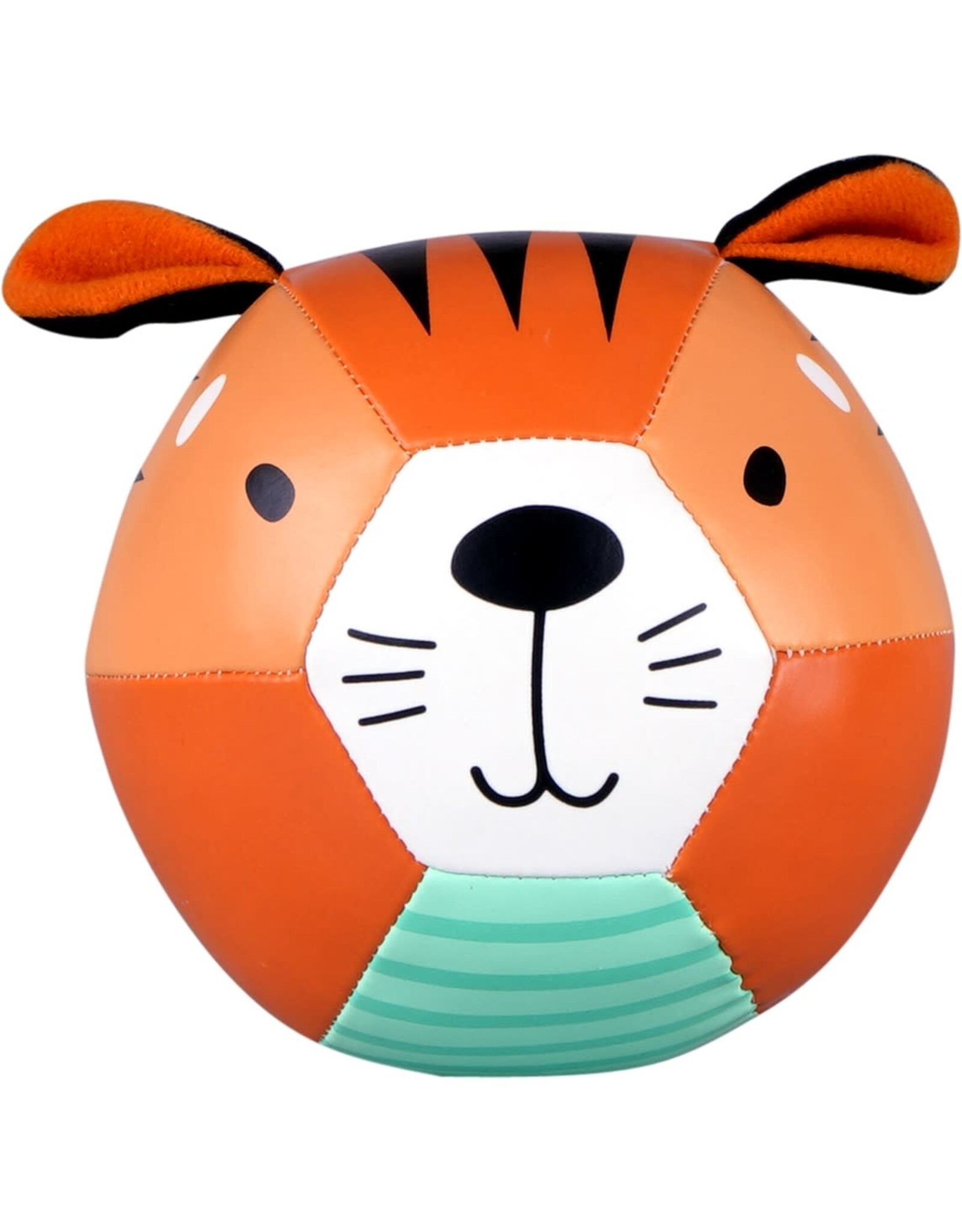 Bobo Soft Ball w Ears - Tijger