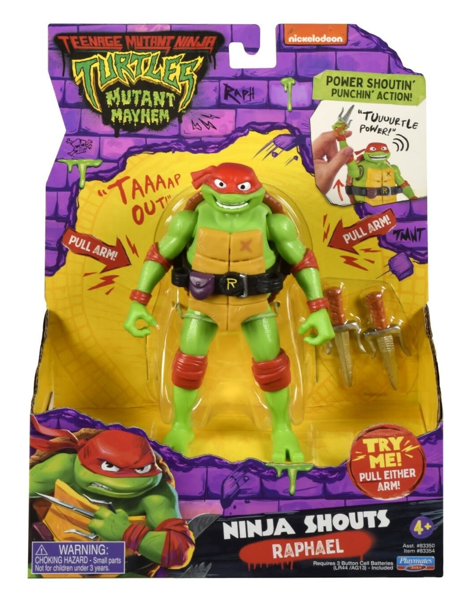 TMNT: Mutant Mayhem - Raphael Ninja Shouts Action Figure