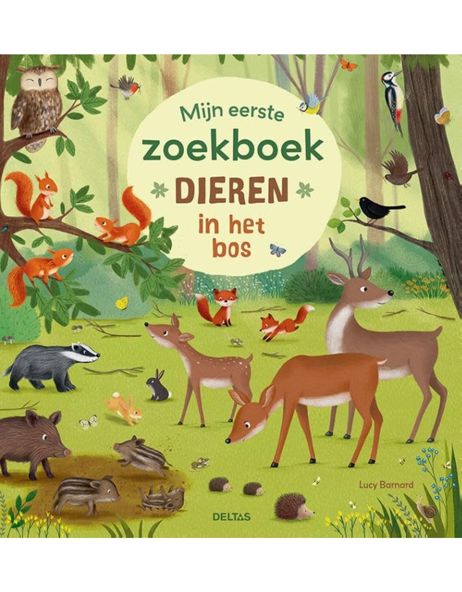 Deltas Mijn eerste zoekboek - Dieren in het bos