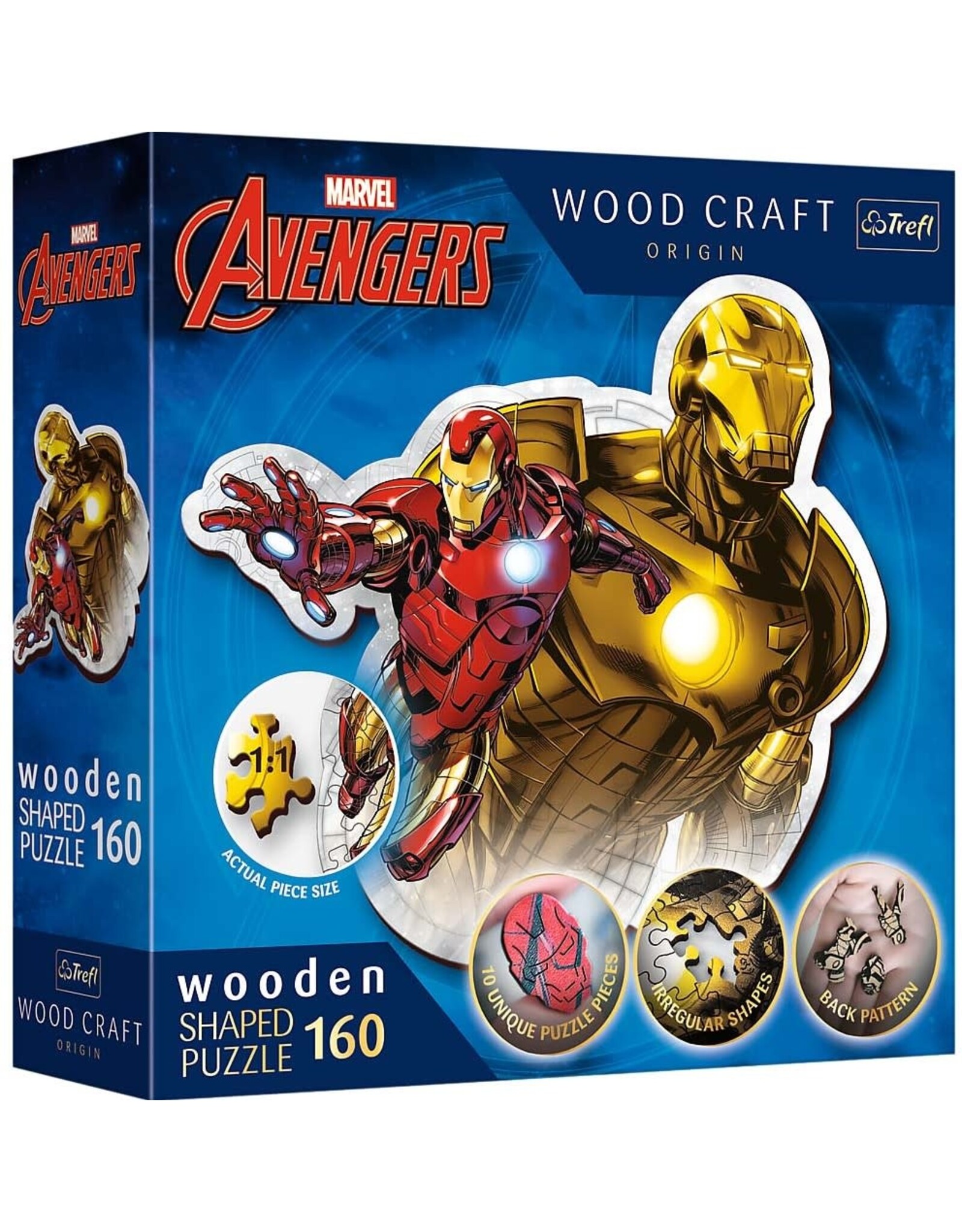 Trefl Wooden Shaped Puzzle 160 Iron Man