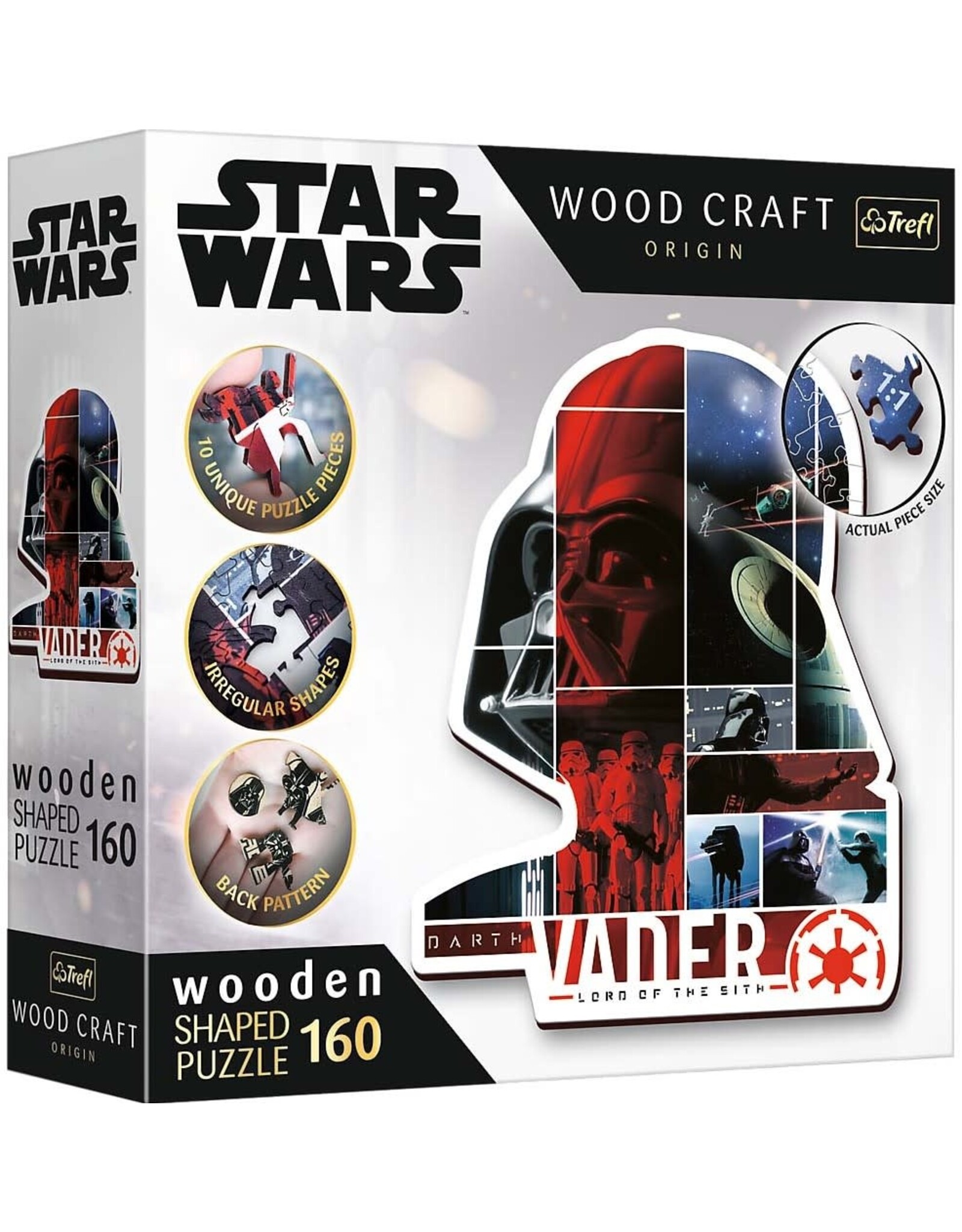 Trefl Wooden Shaped Puzzle 160 Darth Vader